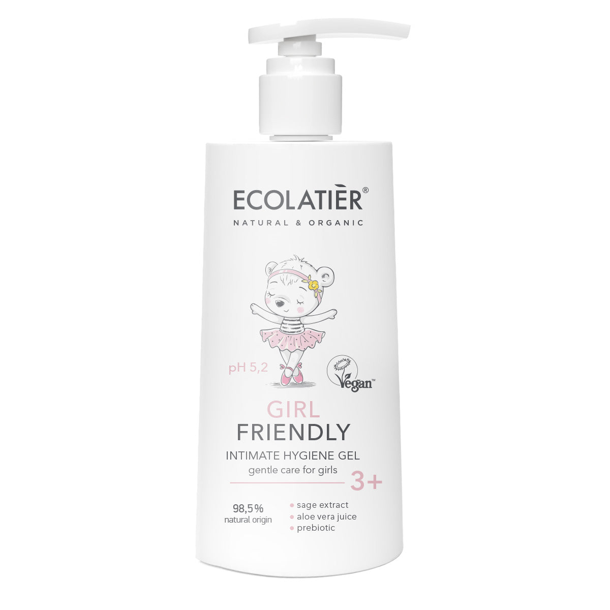 Gel limpiador íntimo para niñas